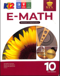 Image of E-Math 10: Worktext in Mathematics