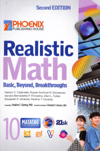 Image of Realistic Math: Basic, Beyond, Breakthroughs 10