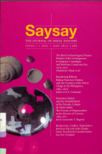 Image of Saysay: The Journal of Bikol History